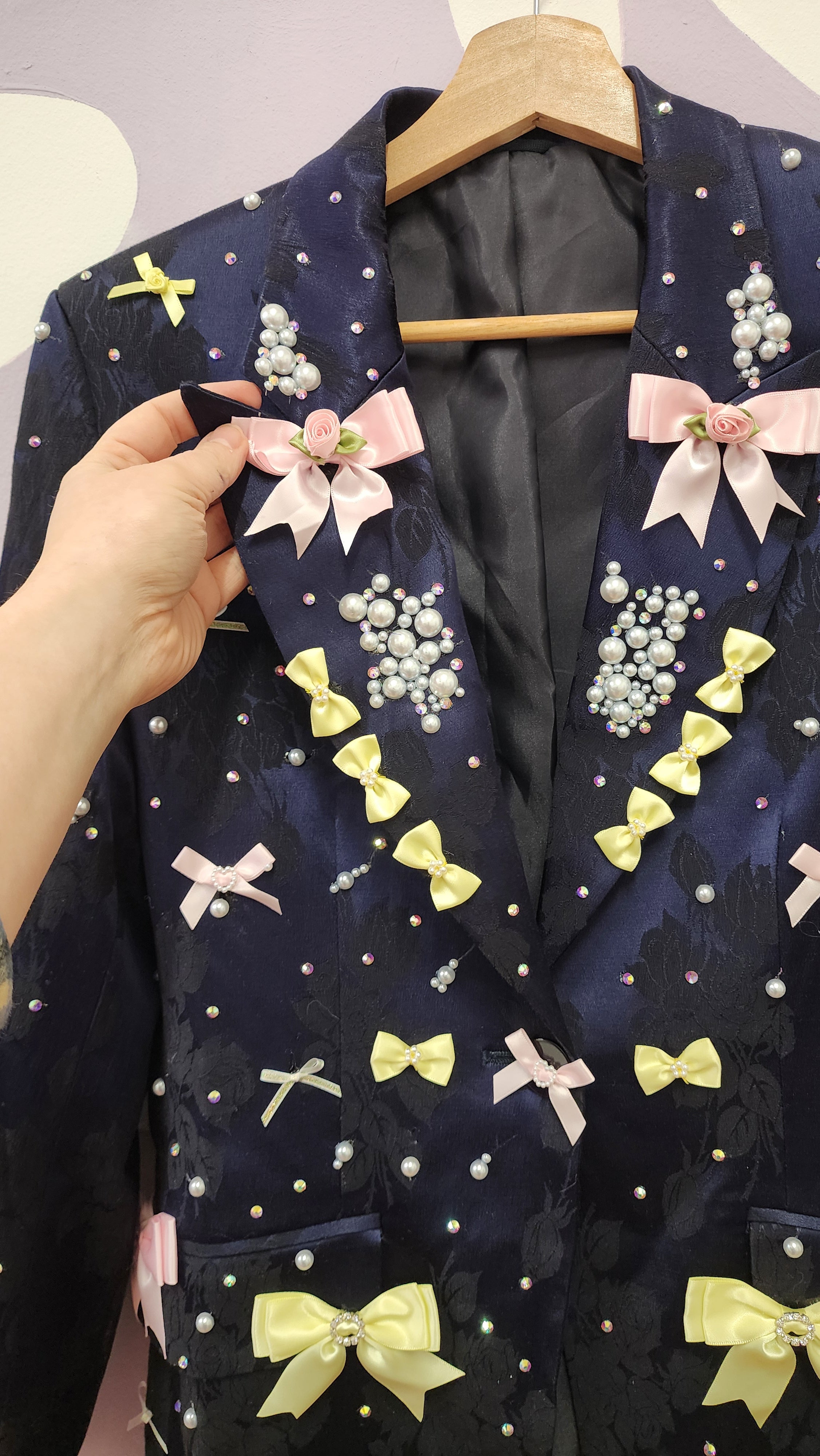 NAVY BOW BLAZER 🎀✨️