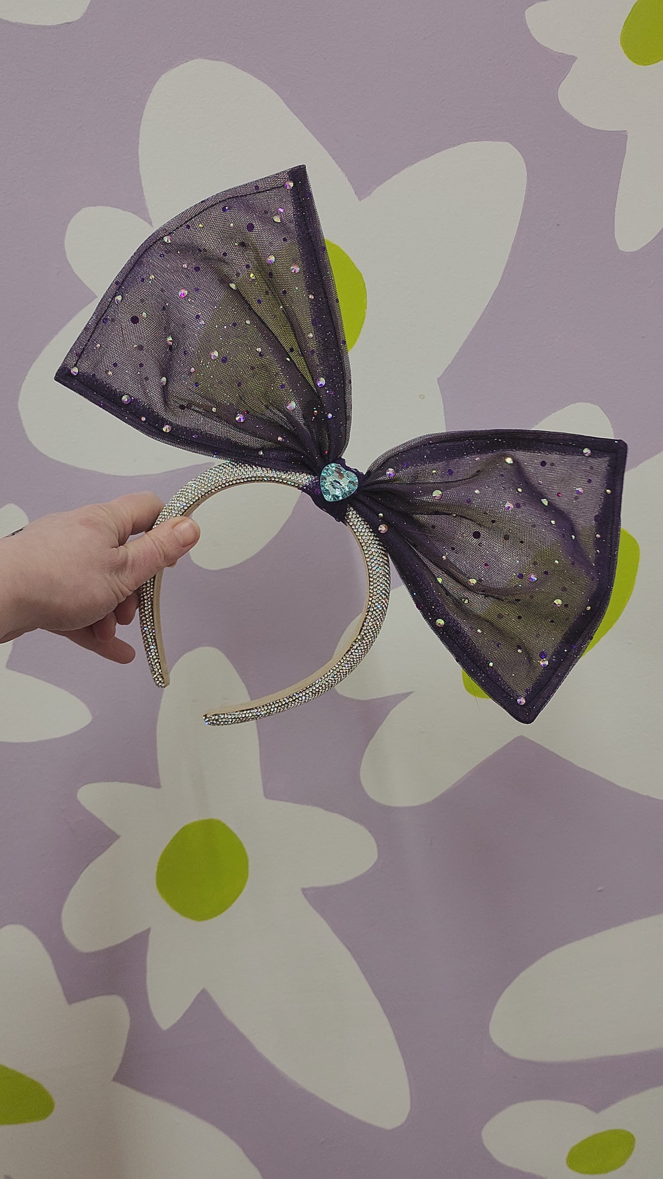 💜✨️ PURPLE PRINCESS BOW ✨️💜