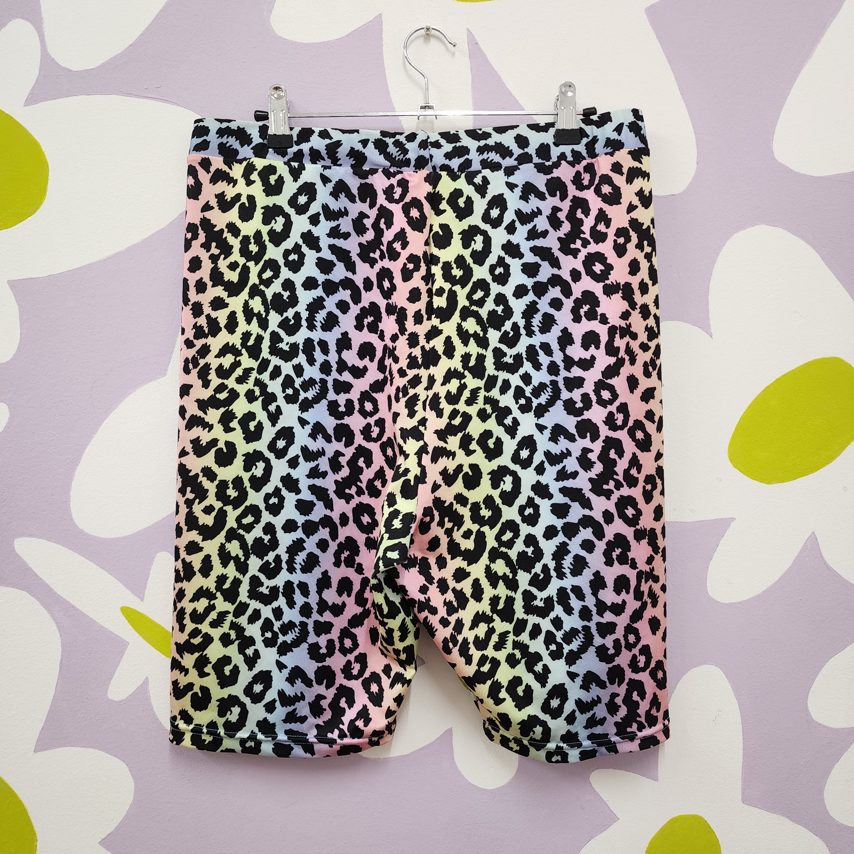 Rainbow Leopard - Cycle Shorts 🐸💘✨️ (size 16-18)